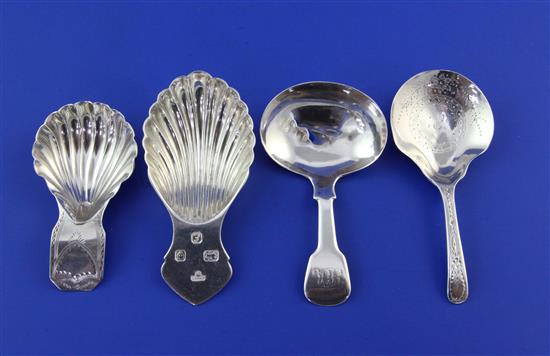 4 x caddy spoons.